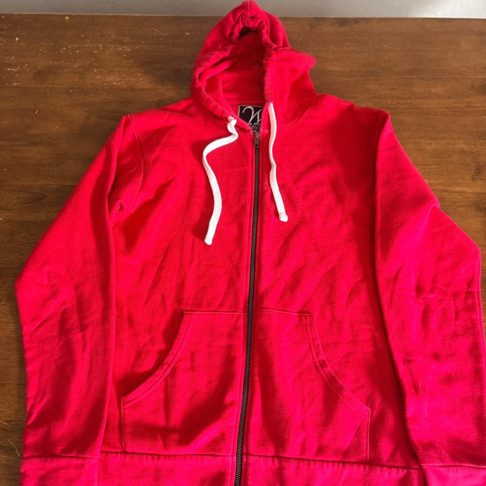 Ethan Williams Vibrant Red Hoodie Jacket
